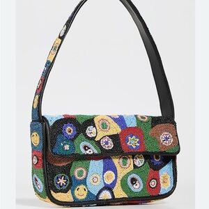 STAUD Tommy Bag Beaded NWT